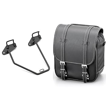 レブル250用　ストレイン製　本革サイドバッグ4点セット レブル250用 ストレイン製 本革サイドバック マットブラック